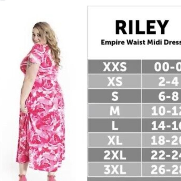 Lularoe Riley dress - Picture 4 of 5